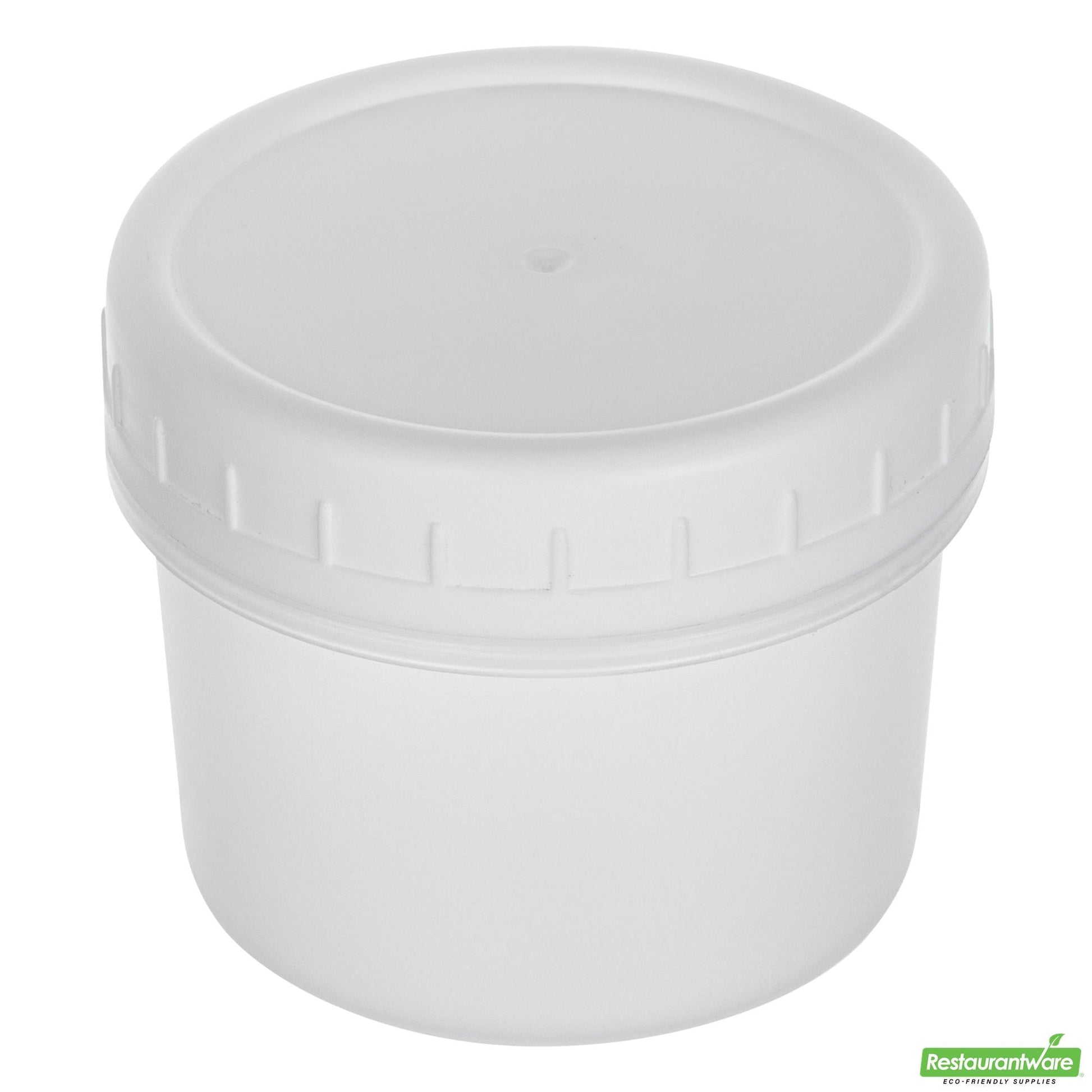 Wholesale Restaurantware Mini Serve 7 Oz Round Clear Plastic Dessert Cup - with Lid - 2 3/4'' X 2 3/4'' X 2 1/2'' - 25 Count Box- Bulk