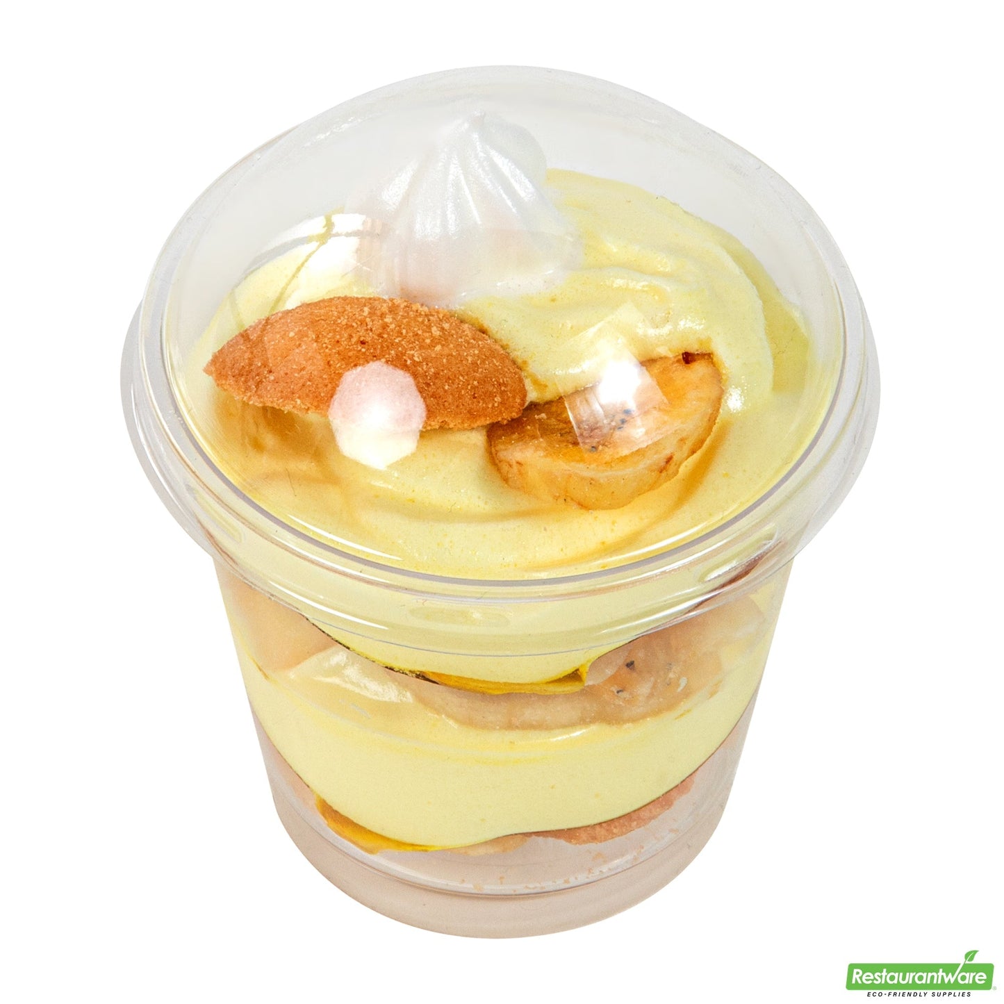 Wholesale Restaurantware Mini Serve Round Clear Plastic Dome Lid - Fits 6 Oz Dessert Cup - 25 Count Box- Bulk