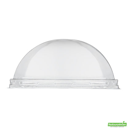 Wholesale Restaurantware Mini Serve Square Clear Plastic Dome Lid - Fits 5 Oz Dessert Cup - 100 Count Box- Bulk