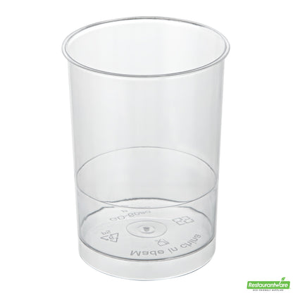 Wholesale Restaurantware Mini Serve 5 Oz Round Clear Plastic Dessert Cup - 2 1/4" X 2 1/4" X 3 1/4" - 100 Count Box- Bulk