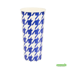 Wholesale Restaurantware RW Base 24 Oz Round White Paper Cold Cup - 3 1/2 X 3 1/2 X 7 - 25 Count Box- Bulk