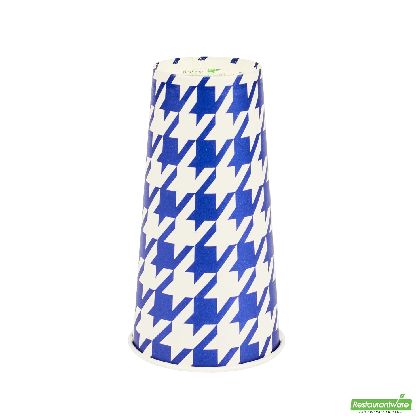 Wholesale Restaurantware RW Base 20 Oz Round White Paper Cold Cup - 3 1/2 X 3 1/2 X 6 1/4 - 25 Count Box- Bulk