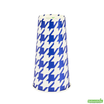 Wholesale Restaurantware RW Base 20 Oz Round White Paper Cold Cup - 3 1/2 X 3 1/2 X 6 1/4 - 25 Count Box- Bulk