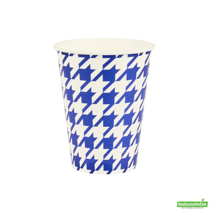 Wholesale Restaurantware RW Base 12 Oz Round White Paper Cold Cup - 3 1/2 X 3 1/2 X 4 1/4 - 500 Count Box- Bulk