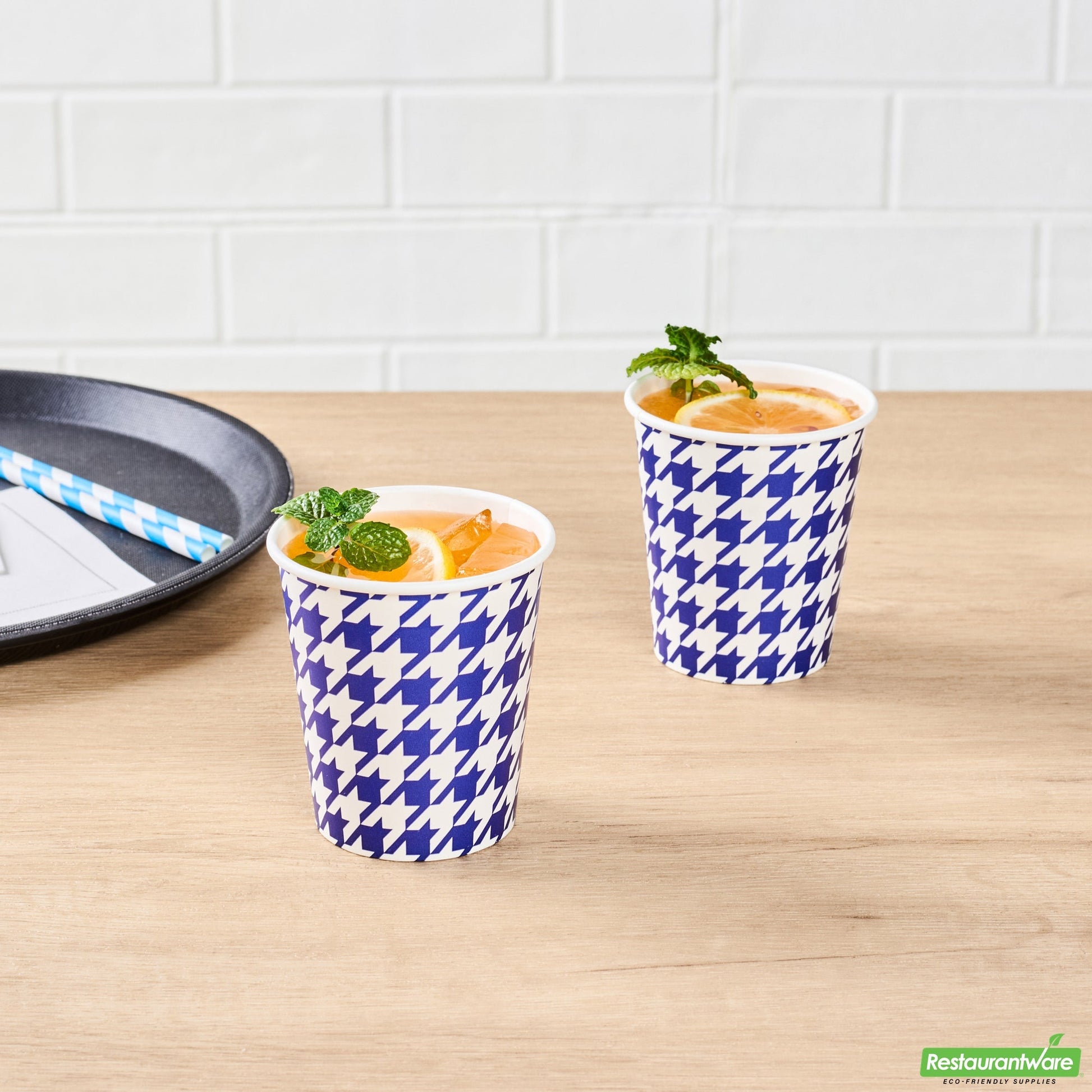 Wholesale Restaurantware RW Base 7 Oz Round White Paper Cold Cup - 2 3/4 X 2 3/4 X 3 - 500 Count Box- Bulk