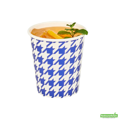 Wholesale Restaurantware RW Base 7 Oz Round White Paper Cold Cup - 2 3/4 X 2 3/4 X 3 - 500 Count Box- Bulk