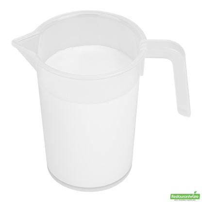 Wholesale Restaurantware 1-Cup Clear Plastic Measuring Cup - 3 3/4" X 2 1/2" X 4 1/4" - 10 Count Box- Bulk