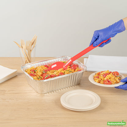 Wholesale Restaurantware Foil Lux 5 Lb Oblong Aluminum Container - 10" X 7" X 2 3/4" - 100 Count Box- Bulk