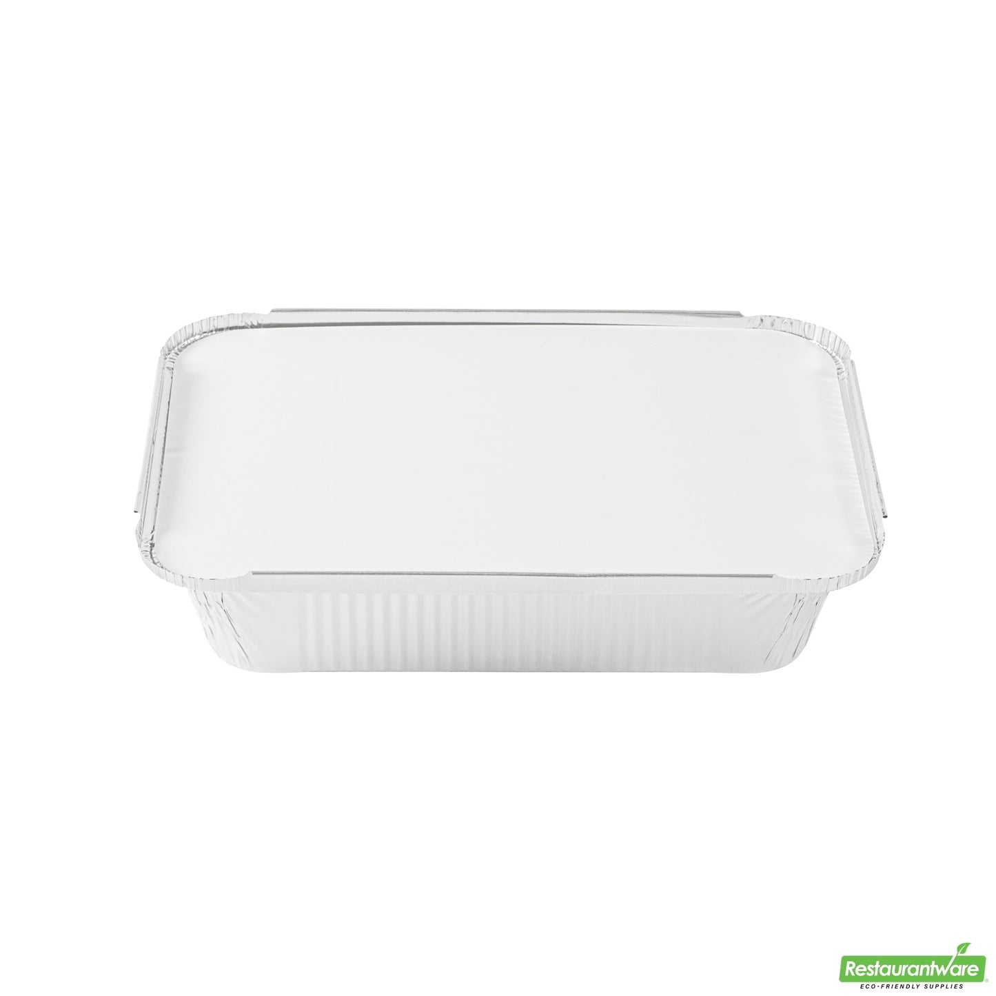 Wholesale Restaurantware Foil Lux 2 1/4 Lb Oblong Aluminum Container - 8 1/2" X 6 1/4" X 1 3/4" - 100 Count Box- Bulk