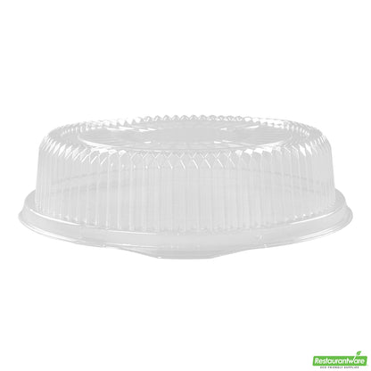 Wholesale Restaurantware Foil Lux Round Clear Plastic Dome Lid - Fits 12" Catering Tray - 50 Count Box- Bulk
