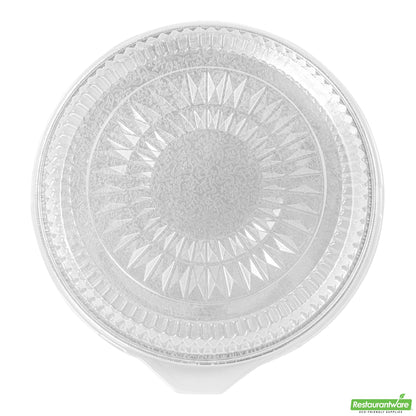 Wholesale Restaurantware Foil Lux Round Clear Plastic Dome Lid - Fits 12" Catering Tray - 50 Count Box- Bulk