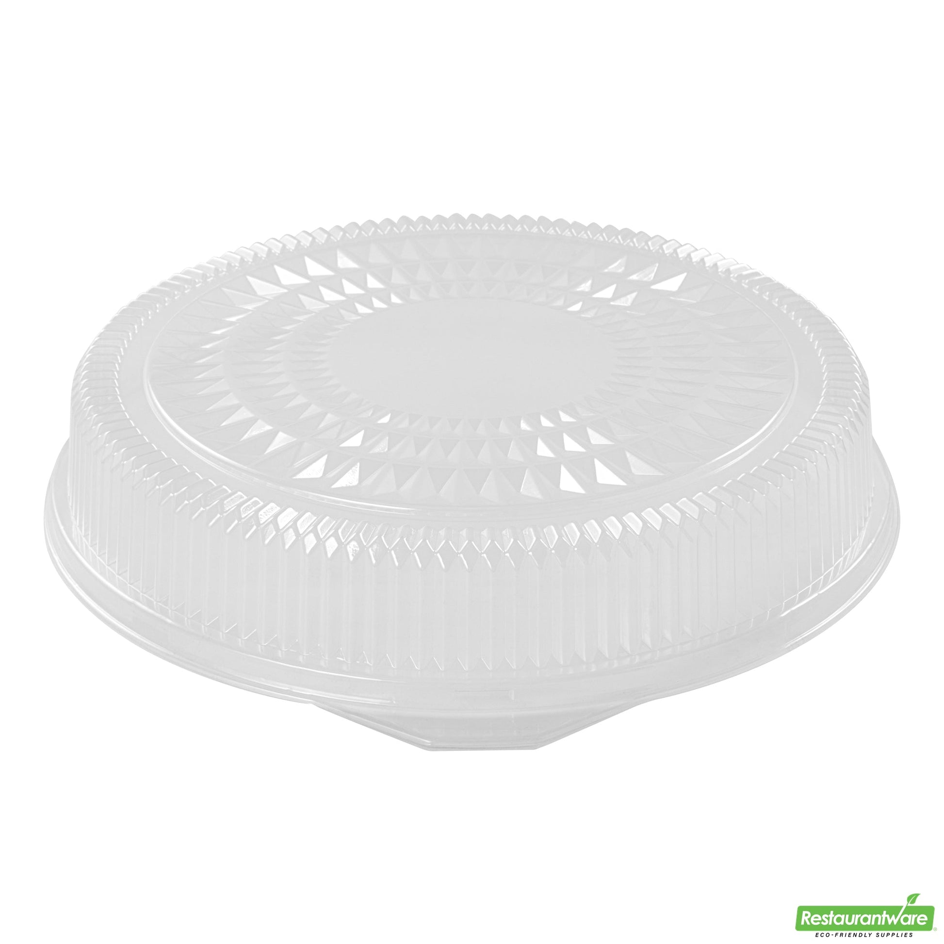 Wholesale Restaurantware Foil Lux Round Clear Plastic Dome Lid - Fits 18" Catering Tray - 20 Count Box- Bulk