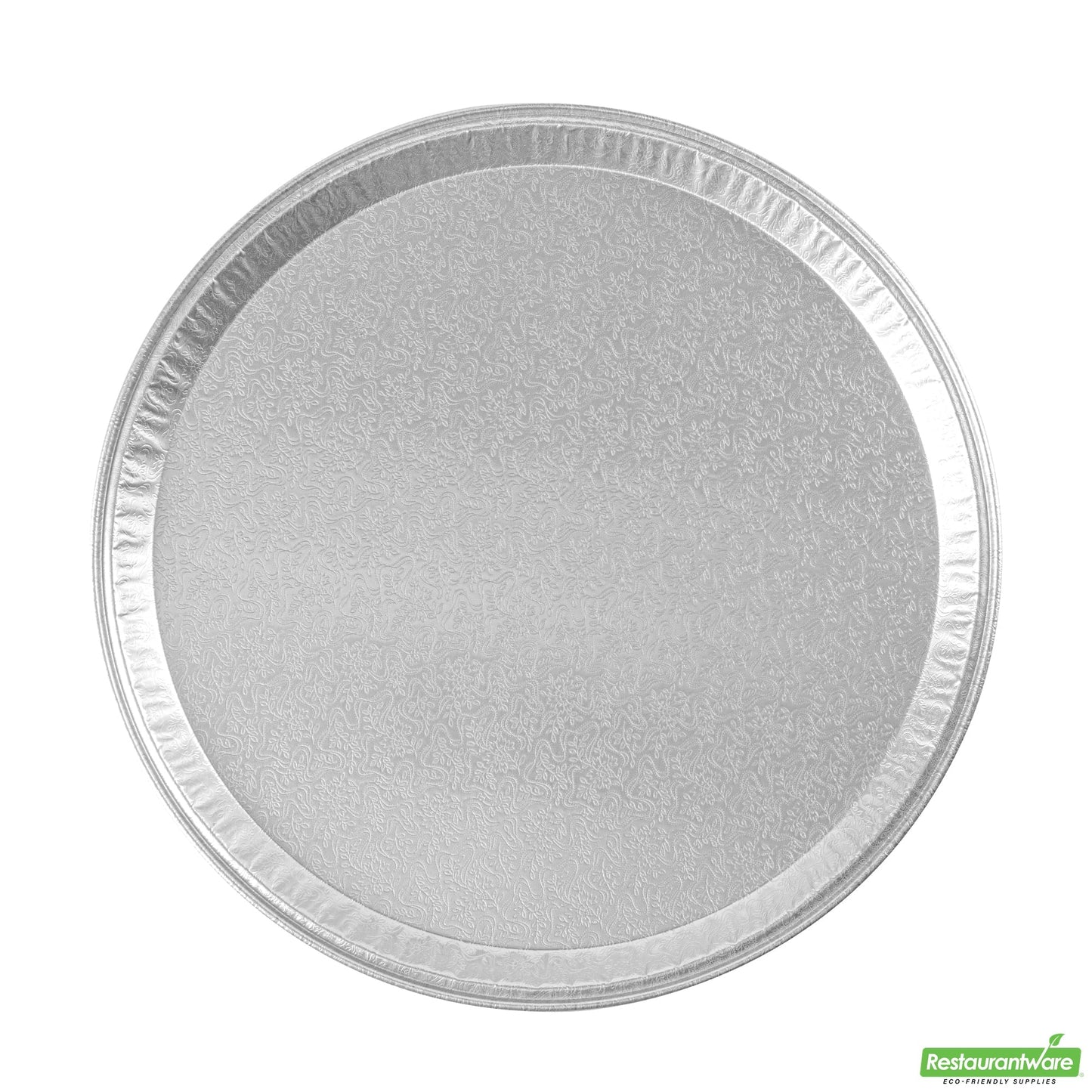 Wholesale Restaurantware Foil Lux Round Aluminum Catering Tray - 16 - 10 Count Box- Bulk