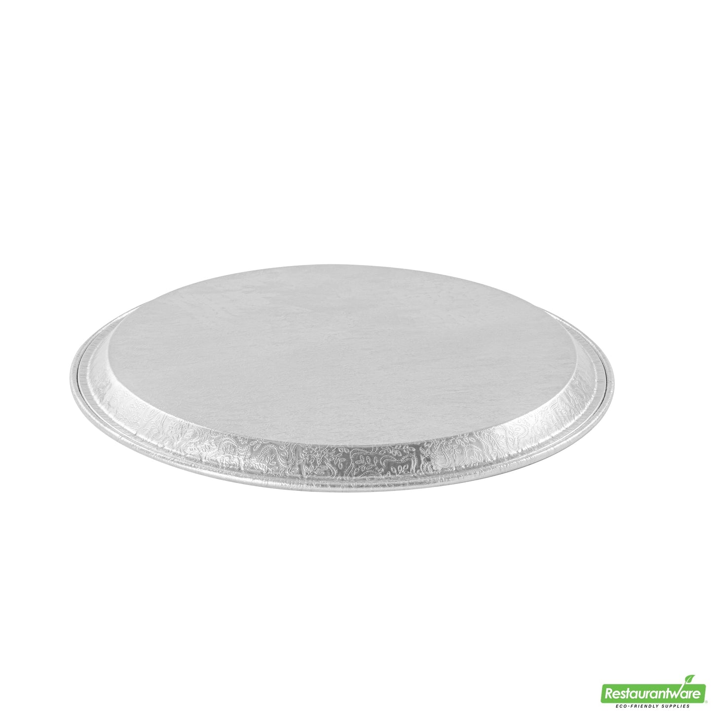 Wholesale Restaurantware Foil Lux Round Aluminum Catering Tray - 12 - 10 Count Box- Bulk