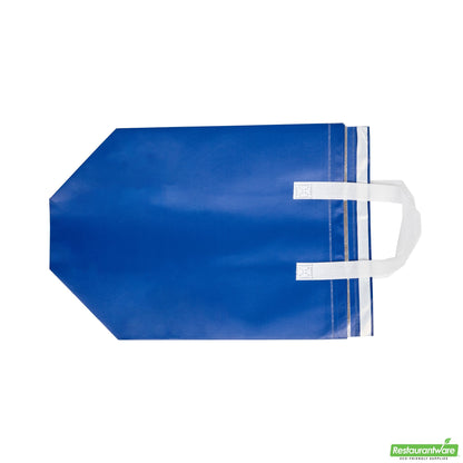 Wholesale Restaurantware Bag Tek Blue Insulated Take Out Bag - Tamper-Evident - 11 3/4 X 7 3/4 X 12 1/2 - 100 Count Box- Bulk