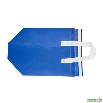 Wholesale Restaurantware Bag Tek Blue Insulated Take Out Bag - Tamper-Evident - 10 1/4 X 6 3/4 X 11 - 100 Count Box- Bulk