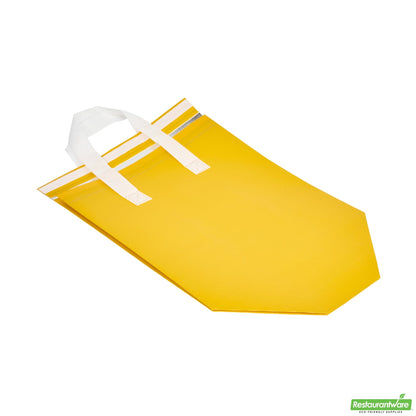 Wholesale Restaurantware Bag Tek Yellow Insulated Take Out Bag - Tamper-Evident - 10 1/4 X 6 3/4 X 11 - 100 Count Box- Bulk