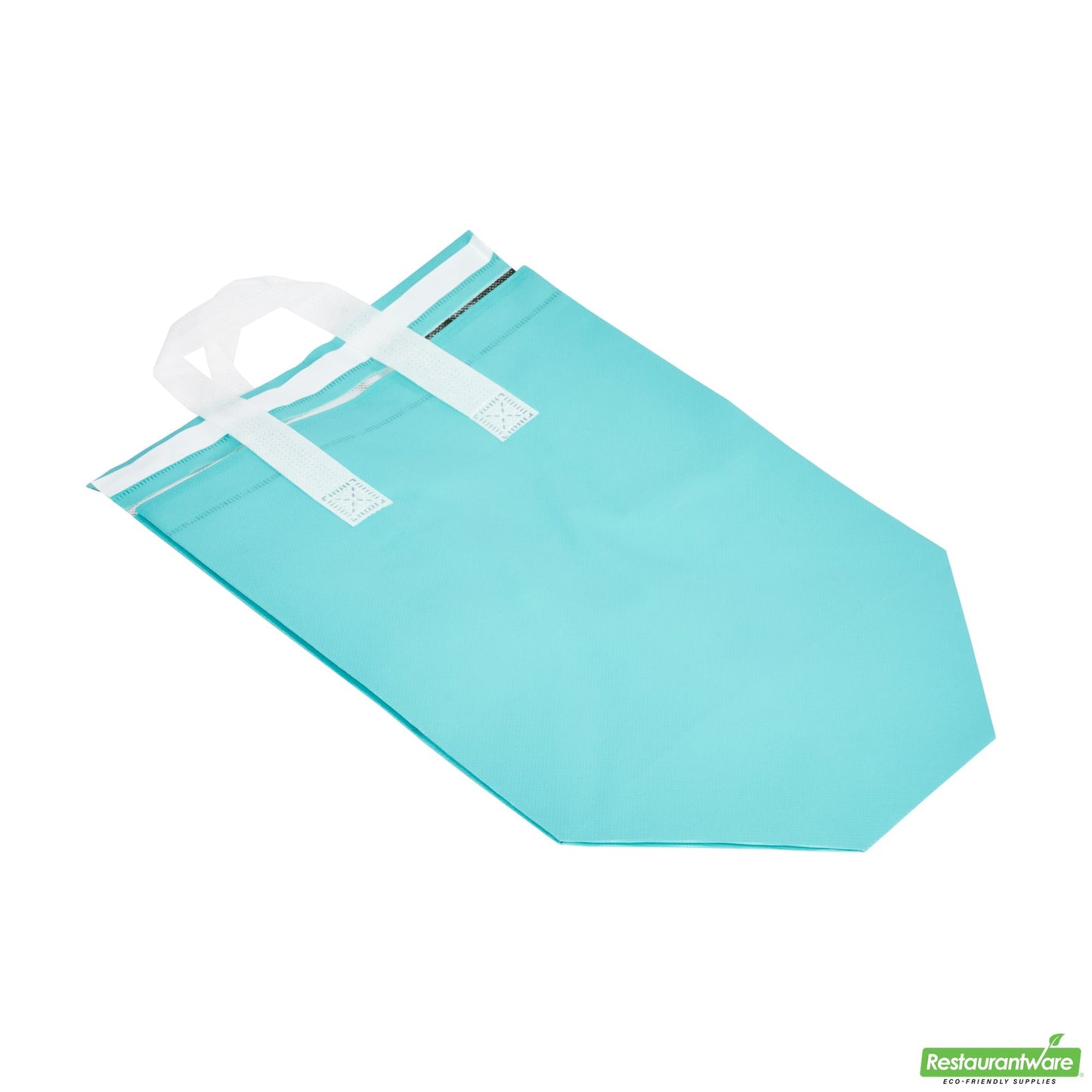 Wholesale Restaurantware Bag Tek Teal Insulated Take Out Bag - Tamper-Evident - 10 1/4 X 6 3/4 X 11 - 100 Count Box- Bulk