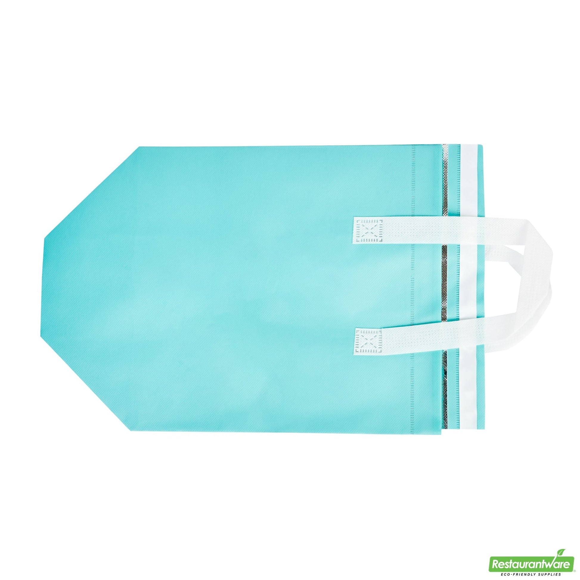 Wholesale Restaurantware Bag Tek Teal Insulated Take Out Bag - Tamper-Evident - 10 1/4 X 6 3/4 X 11 - 25 Count Box- Bulk