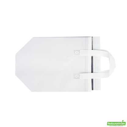 Wholesale Restaurantware Bag Tek White Insulated Take Out Bag - Tamper-Evident - 9 1/2 X 6 X 10 1/4 - 25 Count Box- Bulk