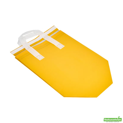 Wholesale Restaurantware Bag Tek Yellow Insulated Take Out Bag - Tamper-Evident - 9 1/2 X 6 X 10 1/4 - 100 Count Box- Bulk