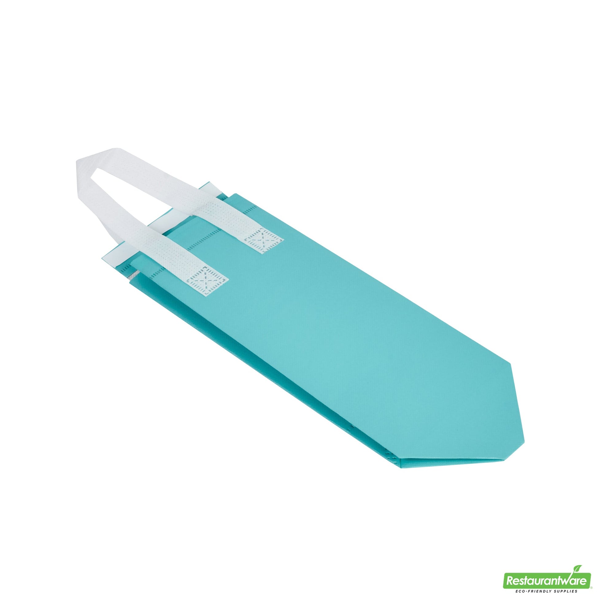 Wholesale Restaurantware Bag Tek Teal Insulated Take Out Bag - Tamper-Evident - 4 3/4 X 4 X 11 - 100 Count Box- Bulk