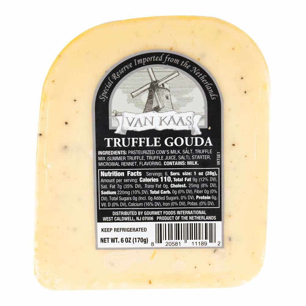 Wholesale Van Kaas Dutch Truffle Gouda Cuts 6 Oz- Bulk
