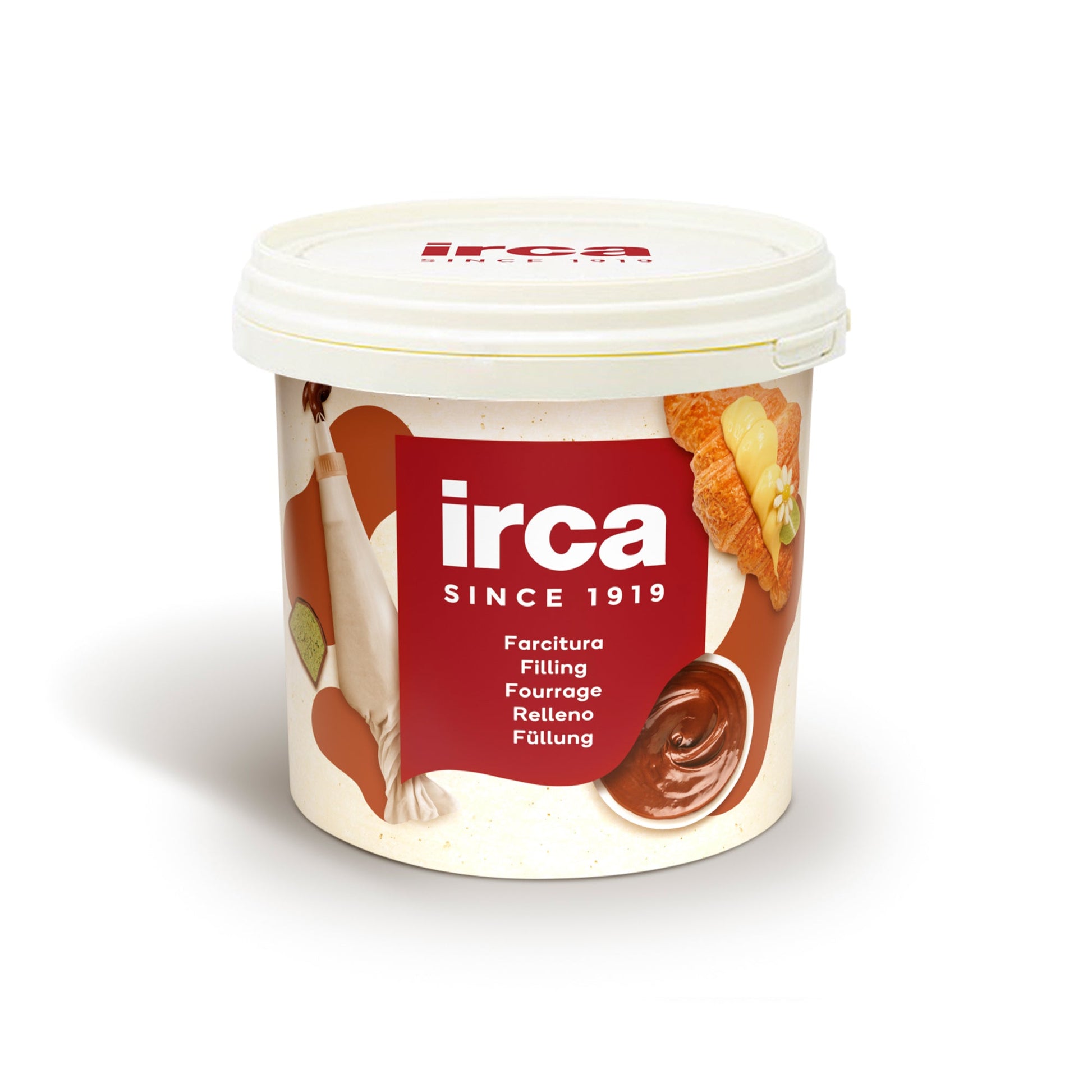 Wholesale Irca Since 1919 White Nocciolata Filling 5kg- Bulk