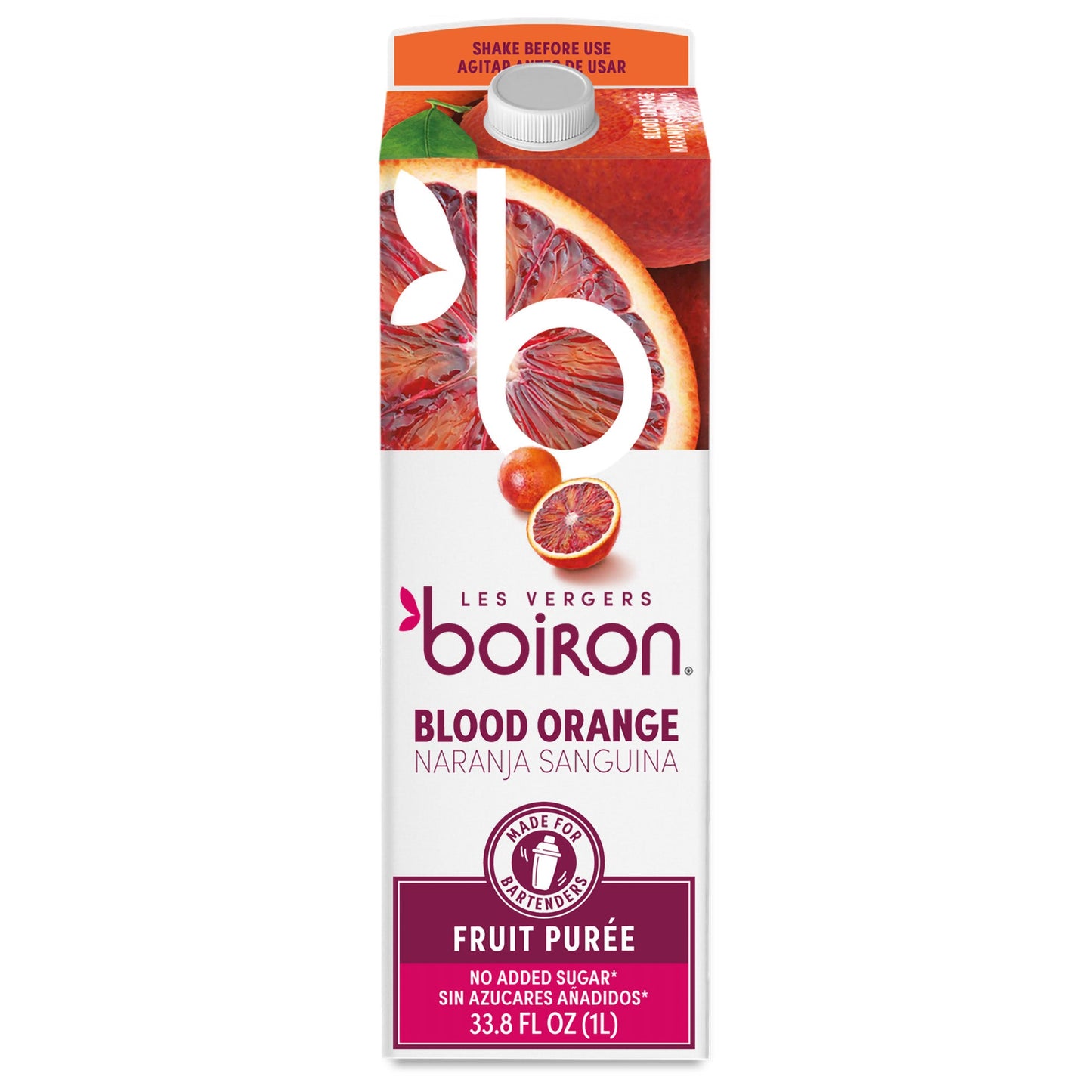 Wholesale Boiron Blood Orange Puree Shelf Stable 1kg- Bulk