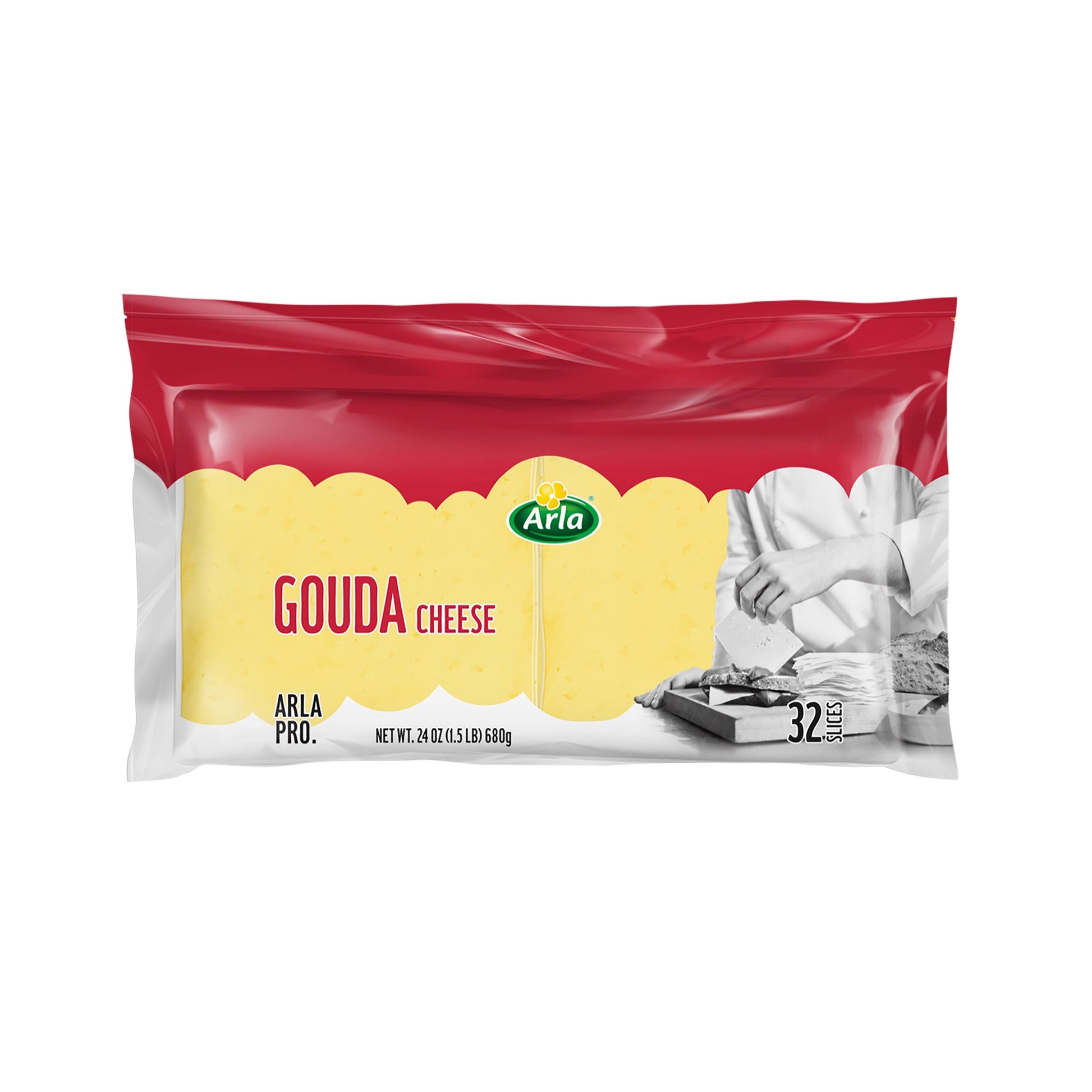 Wholesale ARLA Sliced Gouda 24oz- Bulk