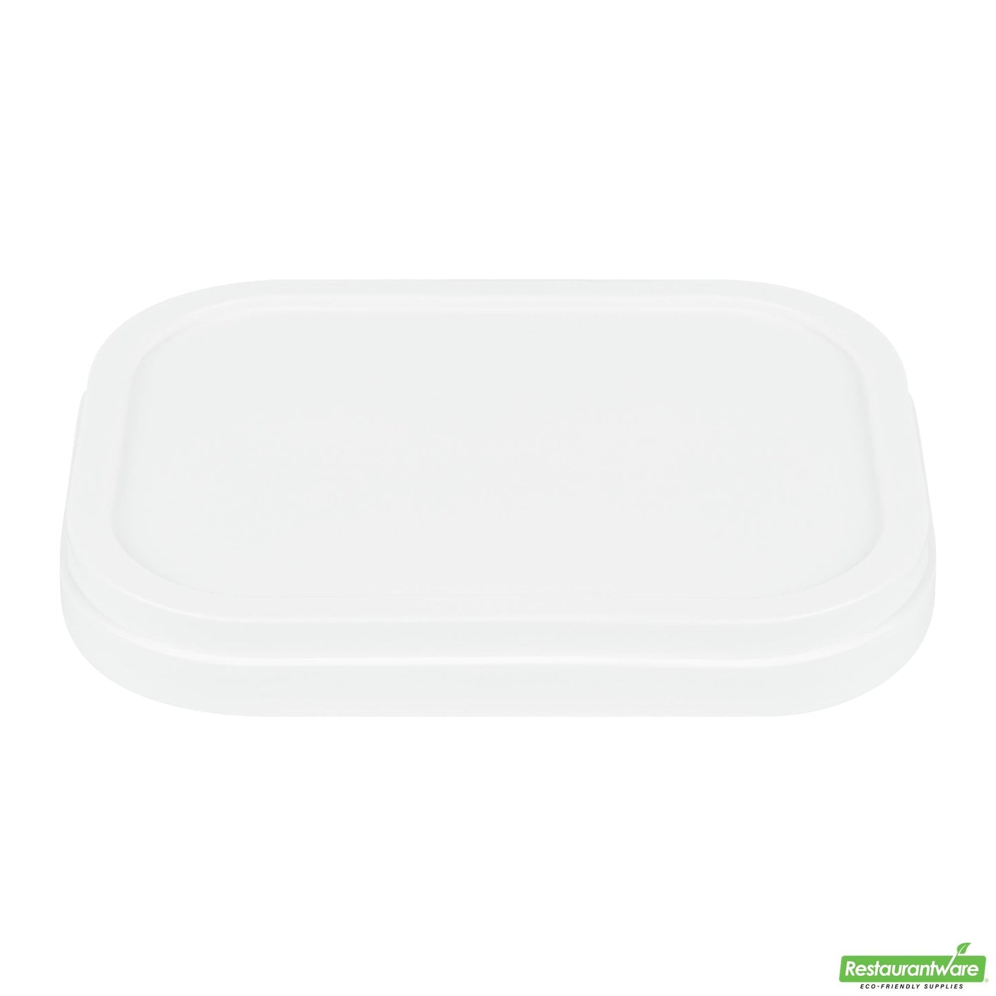 Wholesale Restaurantware Square White Plastic Lid - Fits 7 and 12 Oz to Go Cup, with Spoon - 3.2" X 3.2" X 4.2"- Bulk
