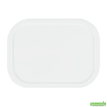 Wholesale Restaurantware Square White Plastic Lid - Fits 7 and 12 Oz to Go Cup, with Spoon - 3.2" X 3.2" X 4.2"- Bulk