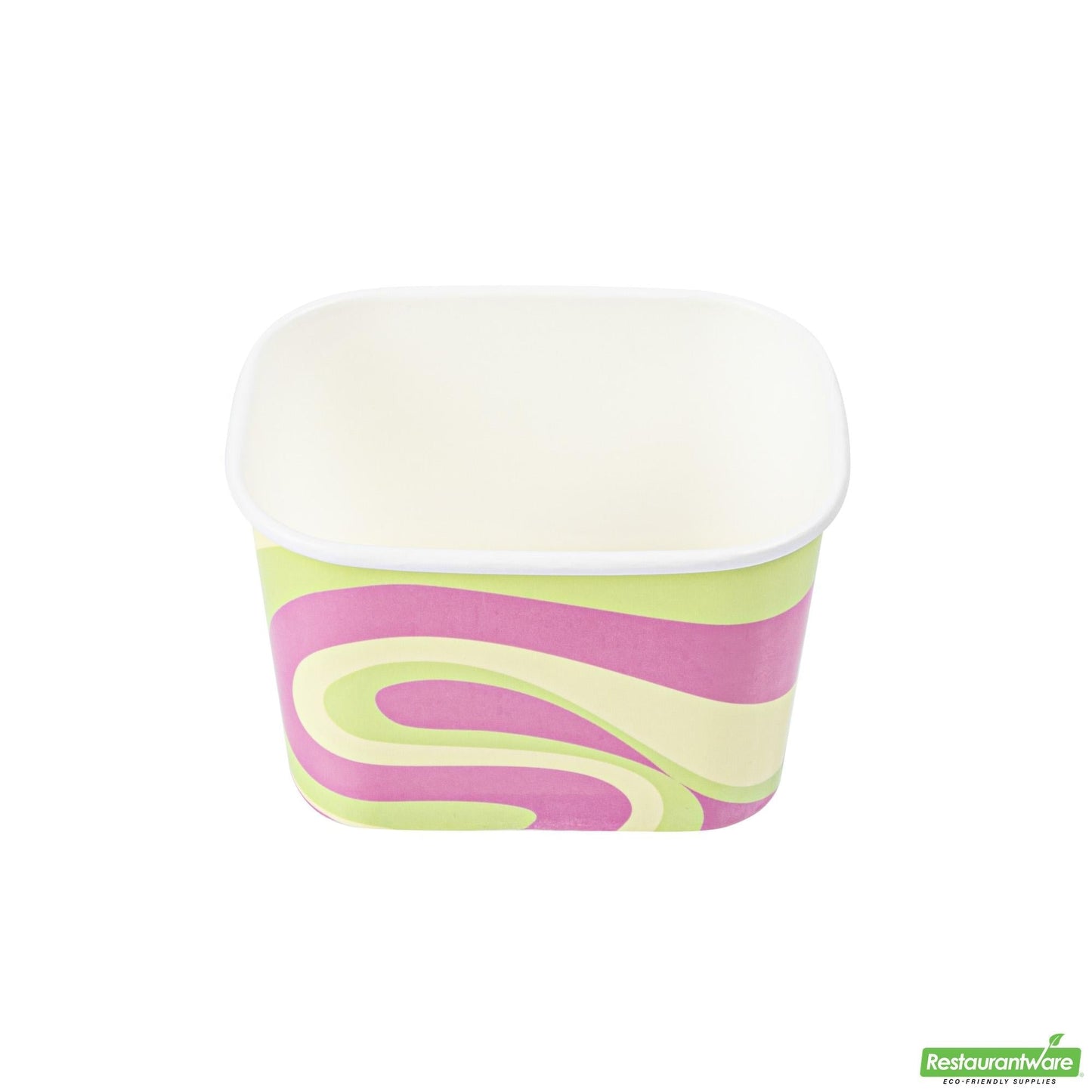 Wholesale Restaurantware Cup Tg Sqr Pstl Grv Ppr 12z- Bulk