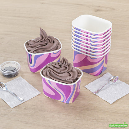Wholesale Restaurantware Cup Tg Sqr Mdnght Grv Ppr 12z- Bulk