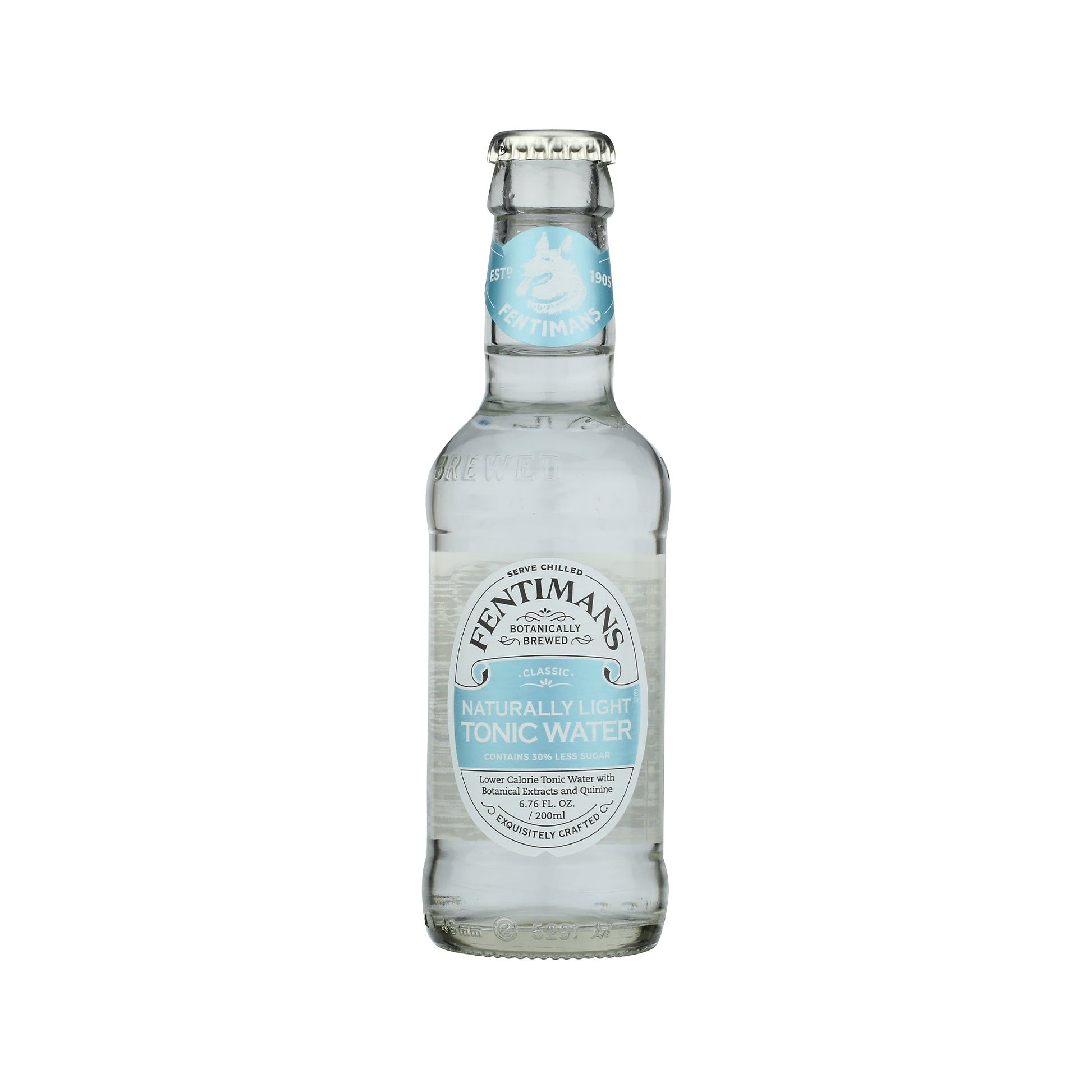 Wholesale Fentimans Natural Light Tonic 6.7oz- Bulk