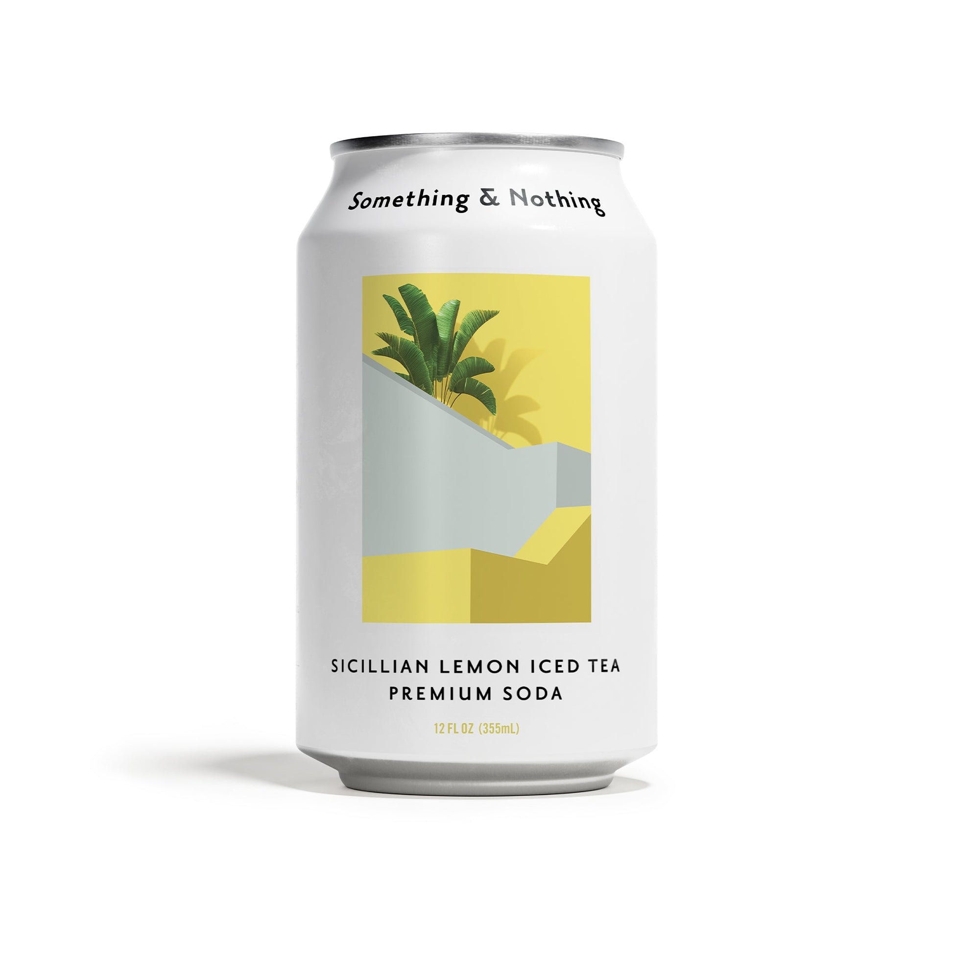 Wholesale Something & Nothing Sicilian Lemon Iced Tea Premium Soda 12oz- Bulk