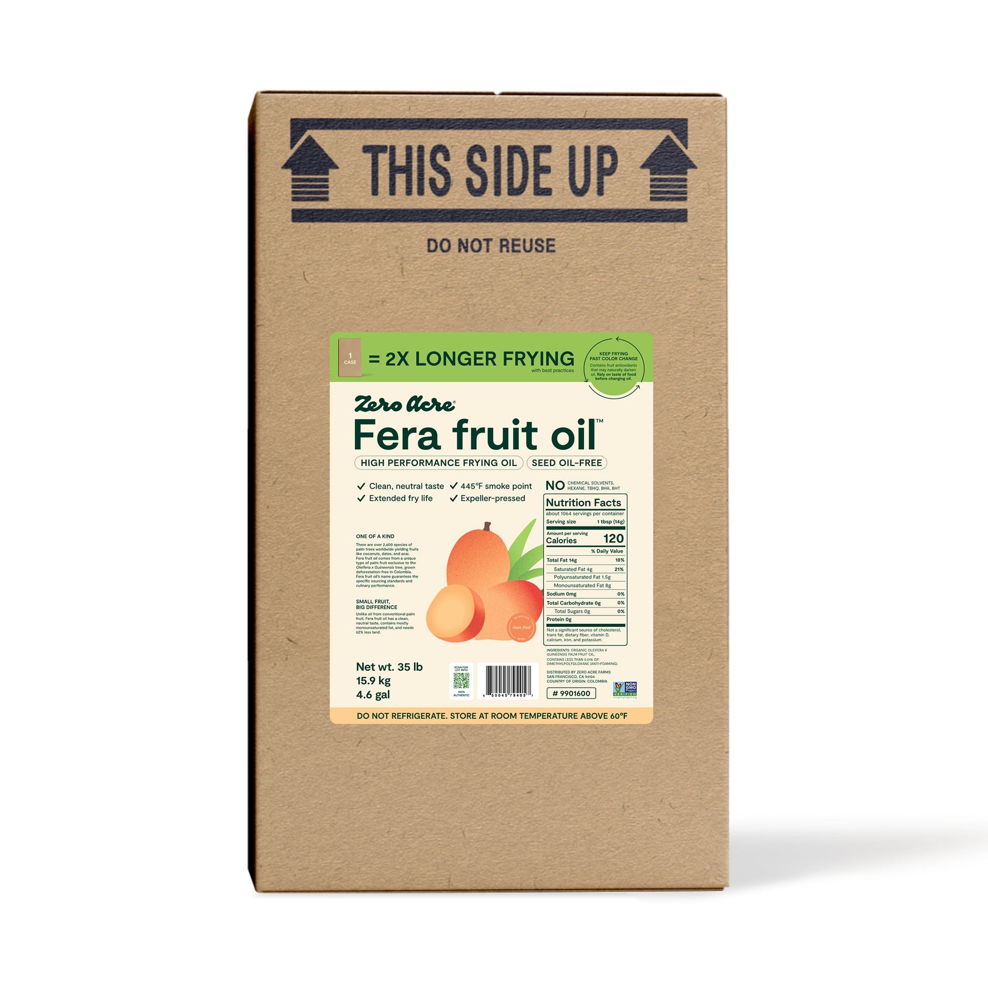 Wholesale Zero Acre Fera Fruit Oil 35lb- Bulk