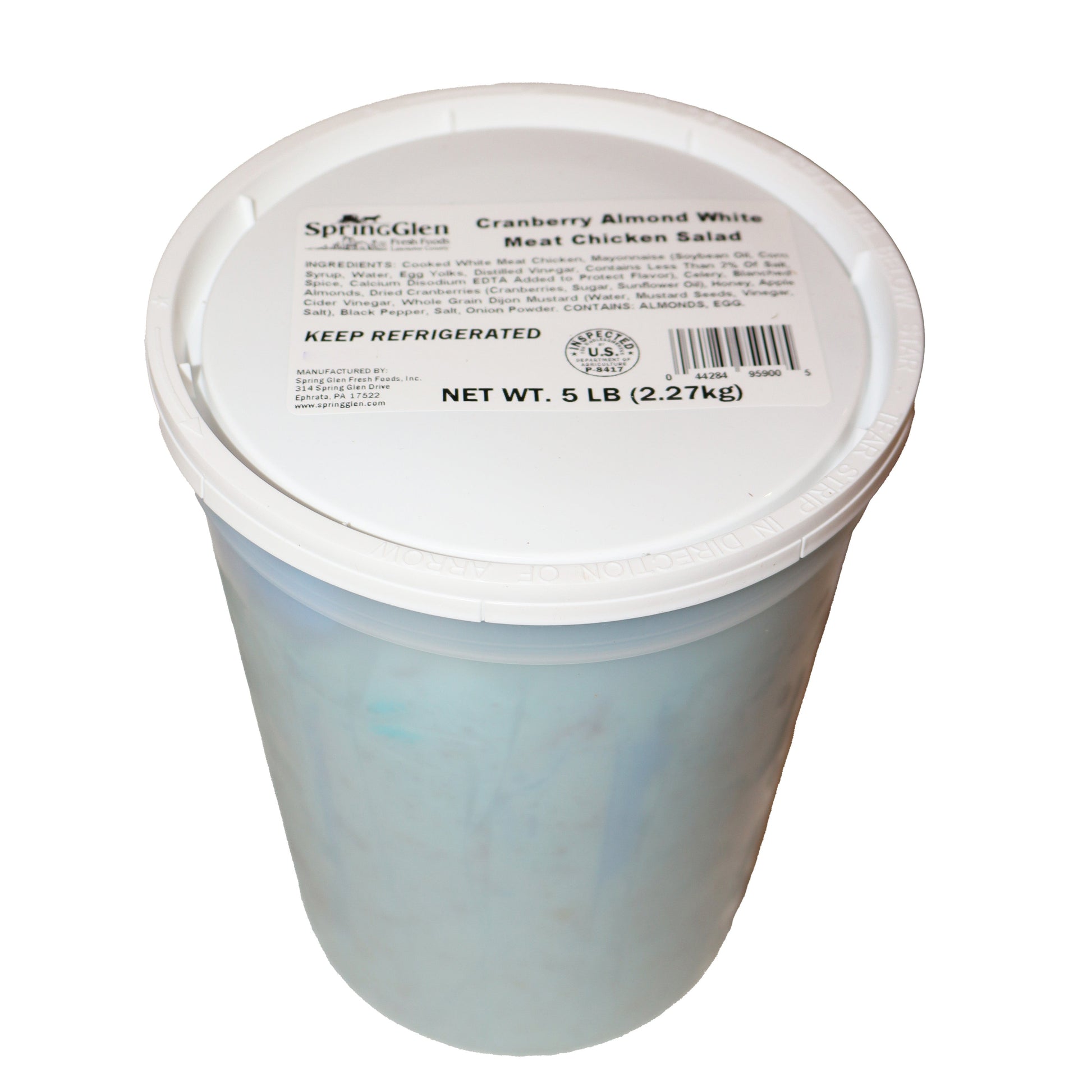 Wholesale Spring Glen Cranberry Almond Chicken Salad 5lb- Bulk