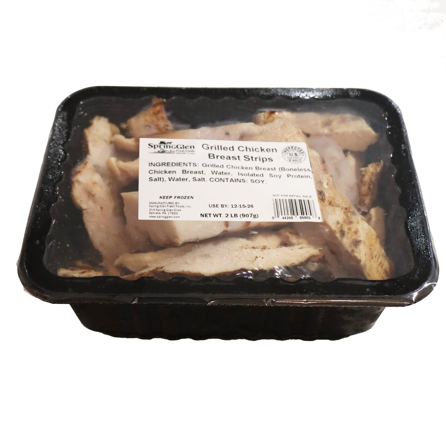 Wholesale Spring Glen Grilled Chicken Strips 2lb- Bulk