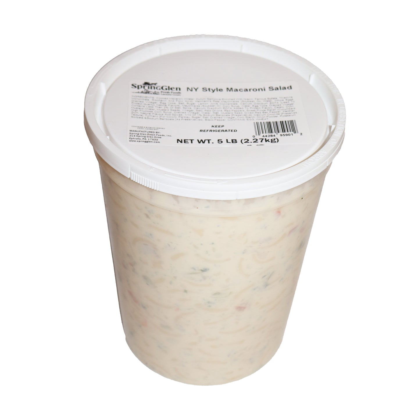 Wholesale Spring Glen Ny Style Macaroni Salad 5lb- Bulk
