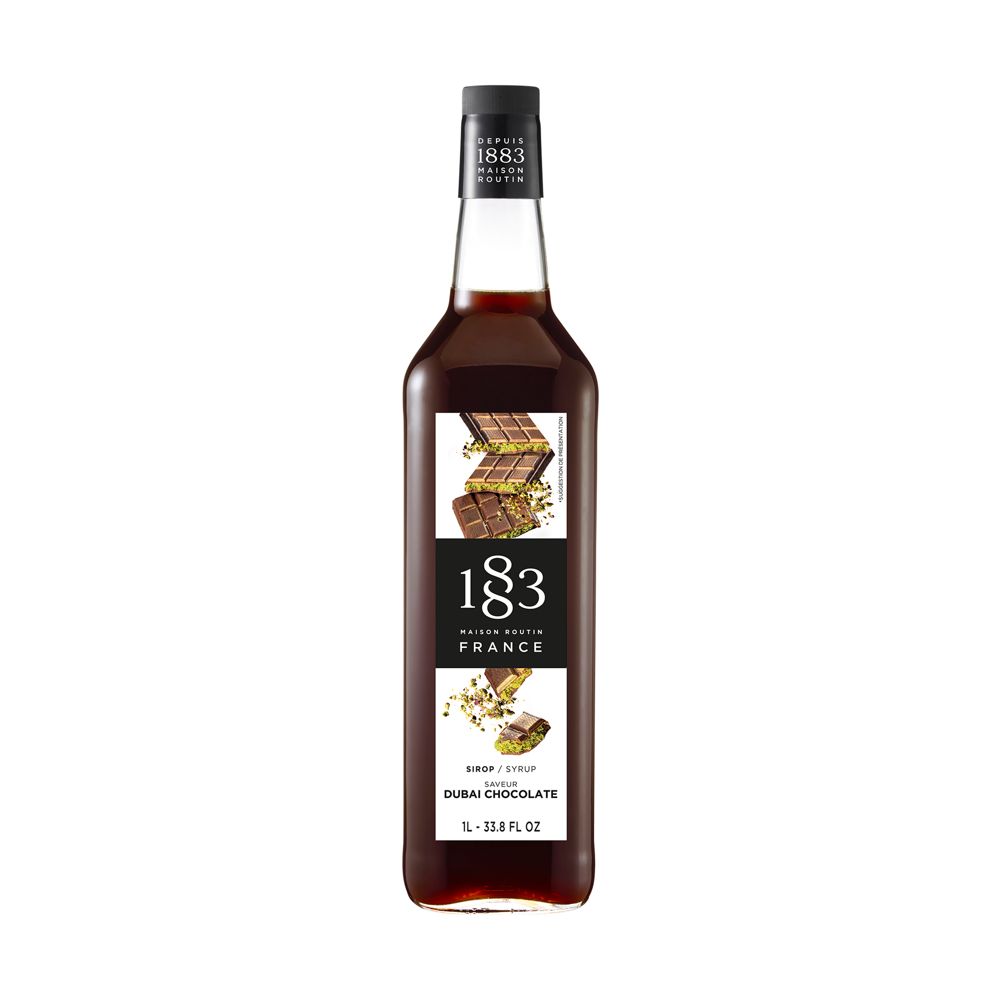Wholesale 1883 Maison Routin Dubai Chocolate Syrup- Bulk