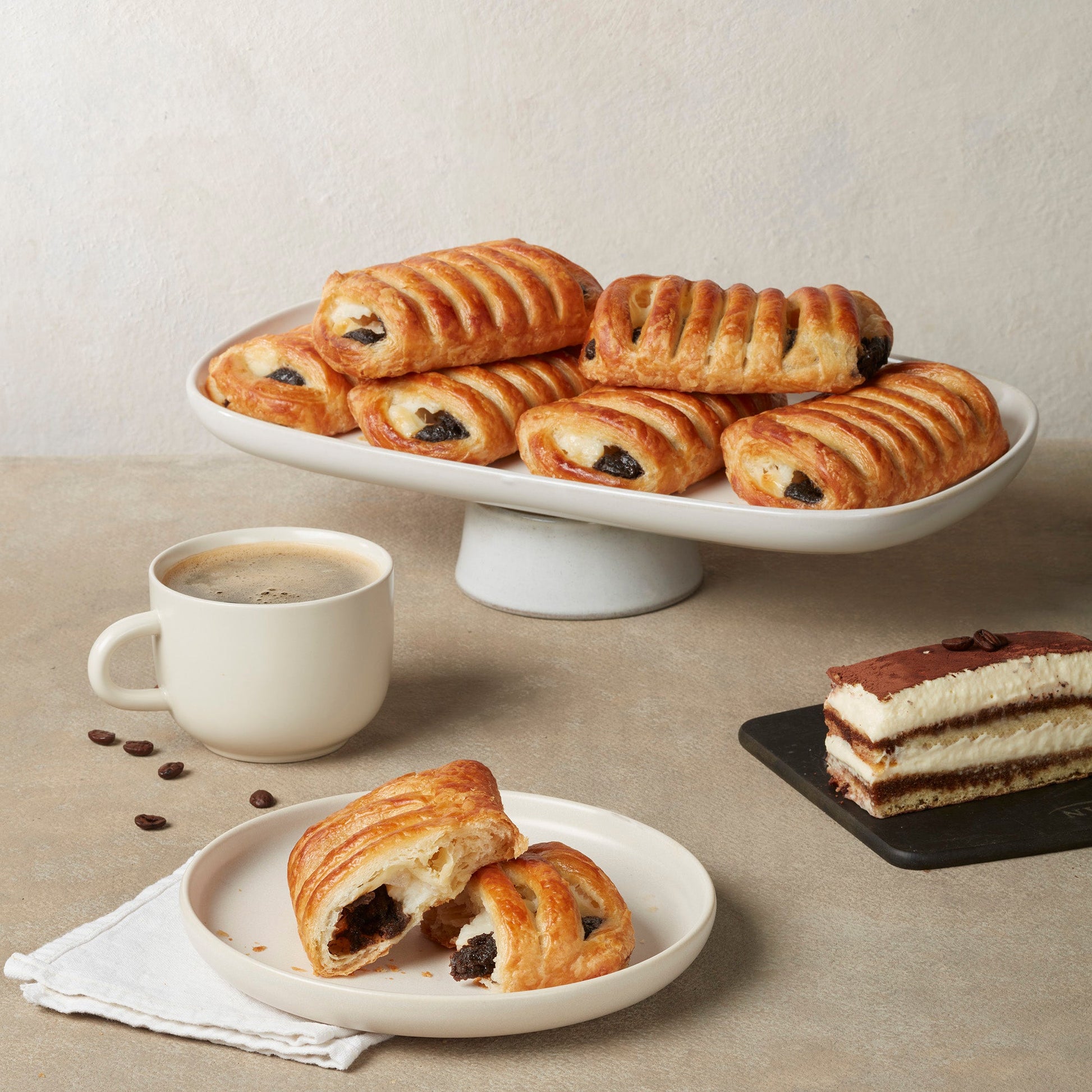 Wholesale Bridor Tiramisu Cheesecake Danish 3.50oz- Bulk