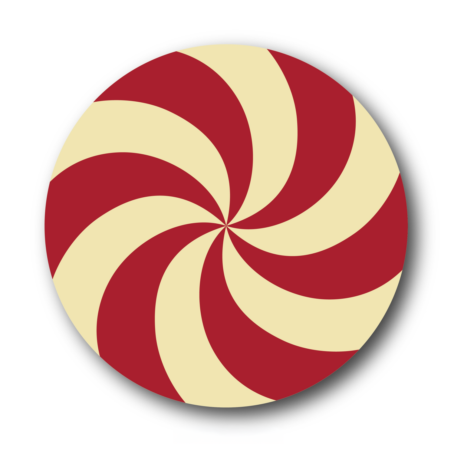 Wholesale Sweet Swiss Confections Peppermint Candy Round White Chocolate Holiday Décor- Bulk