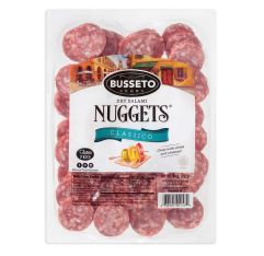 Wholesale Busseto Dry Salami Nuggets Classico 8 Oz- Bulk