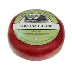 Wholesale Carr Valley Red Wax Fontina Wheel 10 Lb- Bulk