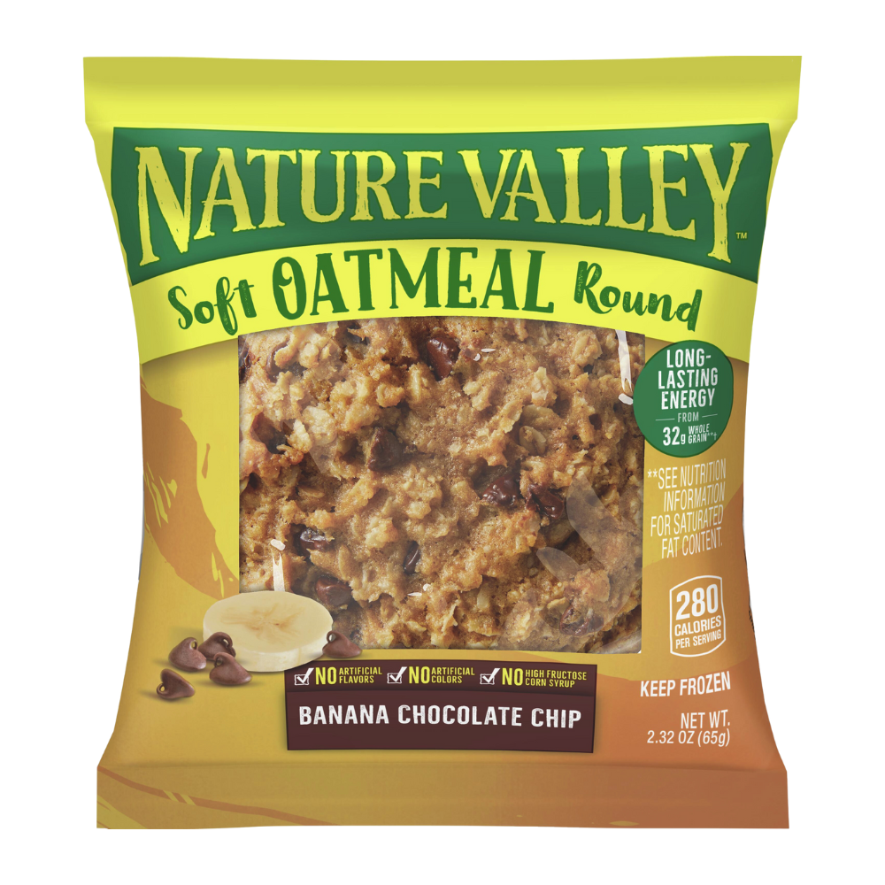 Wholesale Nature Valley Individually Wrapped Banana Chocolate Chip Round | 2.32 oz- Bulk