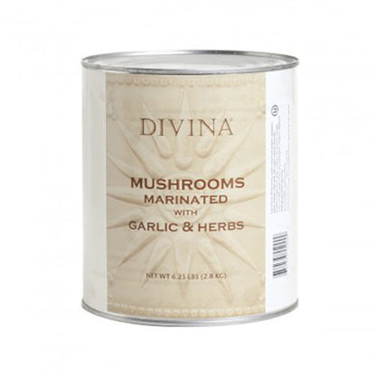 Wholesale Divina Marinated Mushrooms W/ Garl/- Bulk