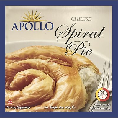 Wholesale Apollo Spiral Cheese Pie 850g- Bulk