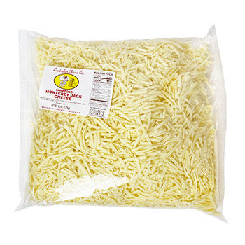 Wholesale Laubscher Shredded Monterey Jack Cheese 5lb- Bulk