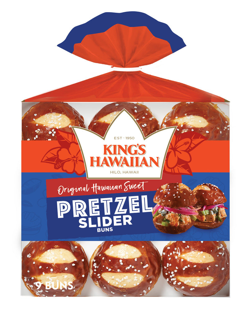 Wholesale Kings Hawaiian Case Pretzel Slider Bun- Bulk